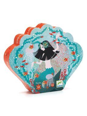 Brand New Djeco 54 Pieces Jigsaw Puzzle Aquatic paradise Mermaid